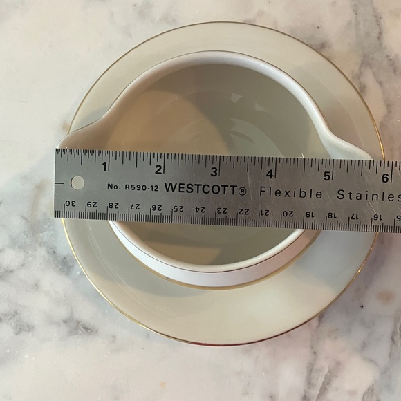 Vintage Theodore Haviland Gotham Gravy Sauce Boat with Attached Underplate - Picture 6 of 10